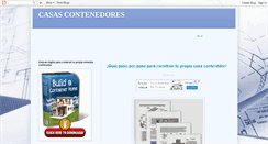 Desktop Screenshot of casascontenedores.com